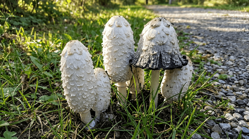 Shaggy Mane Mushroom